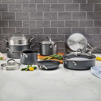 [circulon-cookware-11-1735342] Circulon A1 Series With ScratchDefense 11 Piece Non-Stick Cookware Set 1735342