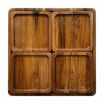 [teak-serving-boards-1773527] Teakhaus Serving Board Set 5-piece