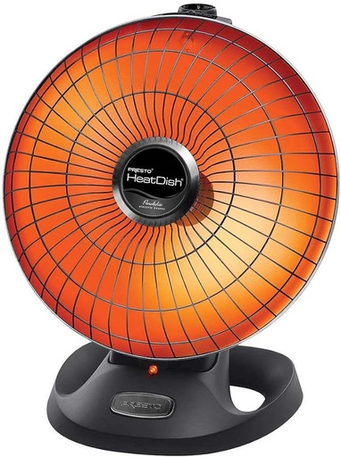 [presto-heatdish-4422619] Presto HeatDish Plus Tilt Parabolic Heater 4422619